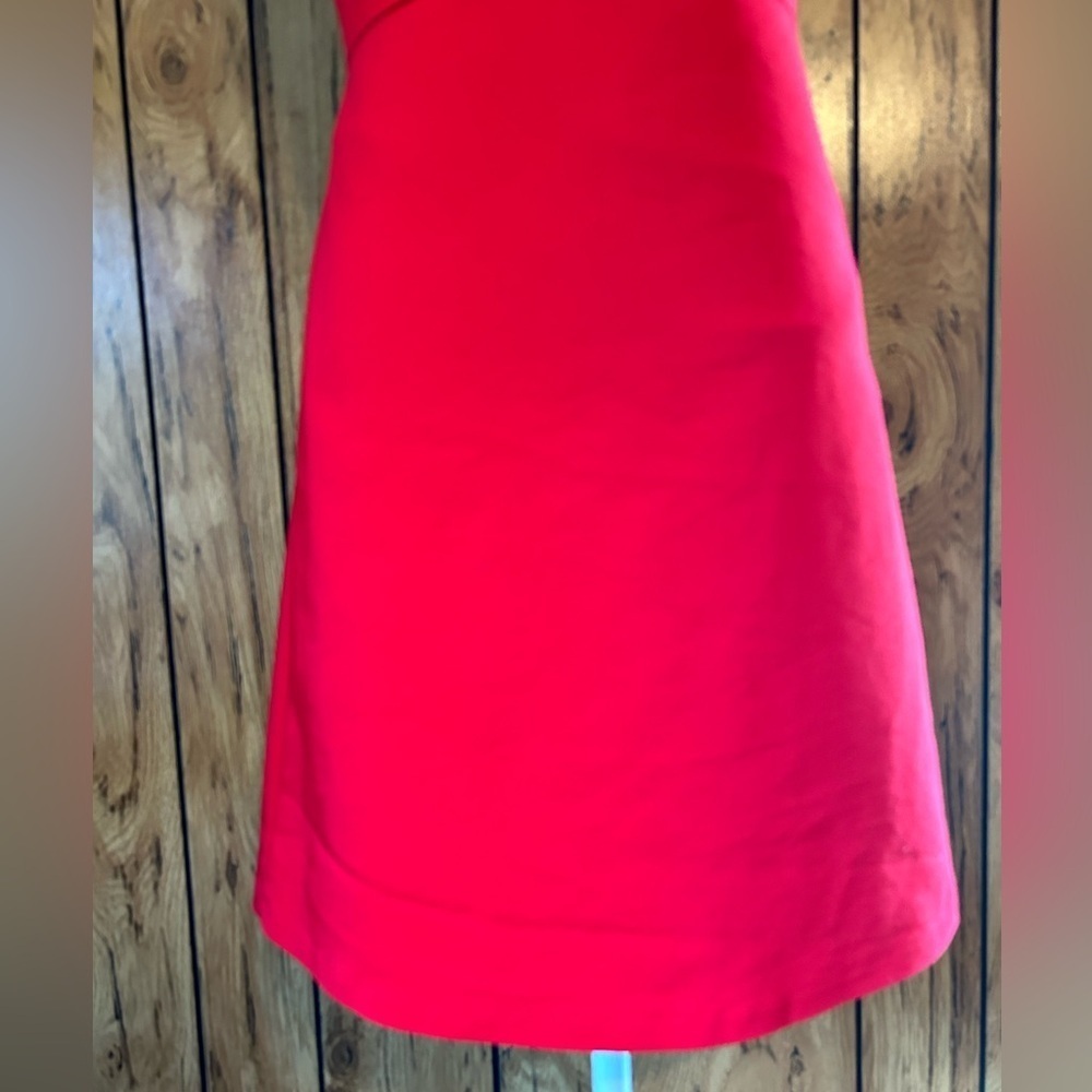 The limited red scalloped mini dress size 0 - Picture 3 of 10